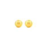 22K Gold Sleek & Stylish Stud Earrings